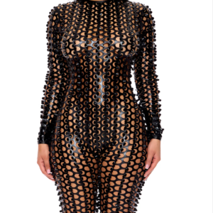 Lasercut Holes Jumpsuit