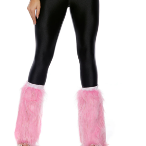 Metallic Furry Legwarmers