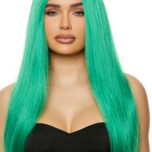 Green Straight Wig