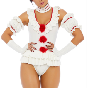 Let's Play a Game Sexy Movie Clown Character Costume