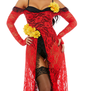 Reina De Muerte Sexy Movie Character Costume